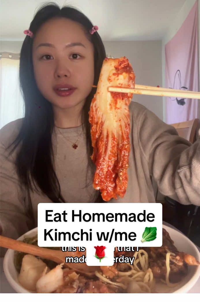 Ima be eating this kimchi every Mukbang 🥵#mukbang #kimch #fyp 