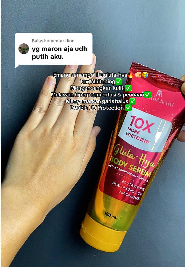 Membalas @dion emang senampol ituuuu gluta-hya kaaaak 🔥🫵🏻😭 @Purbasari Indonesia #welovepurbasari #fypシ゚ #zxycba #masukberandafypdongg #fypage #bodycareroutine #glutahya #purbasari #glutahyabodyserum 