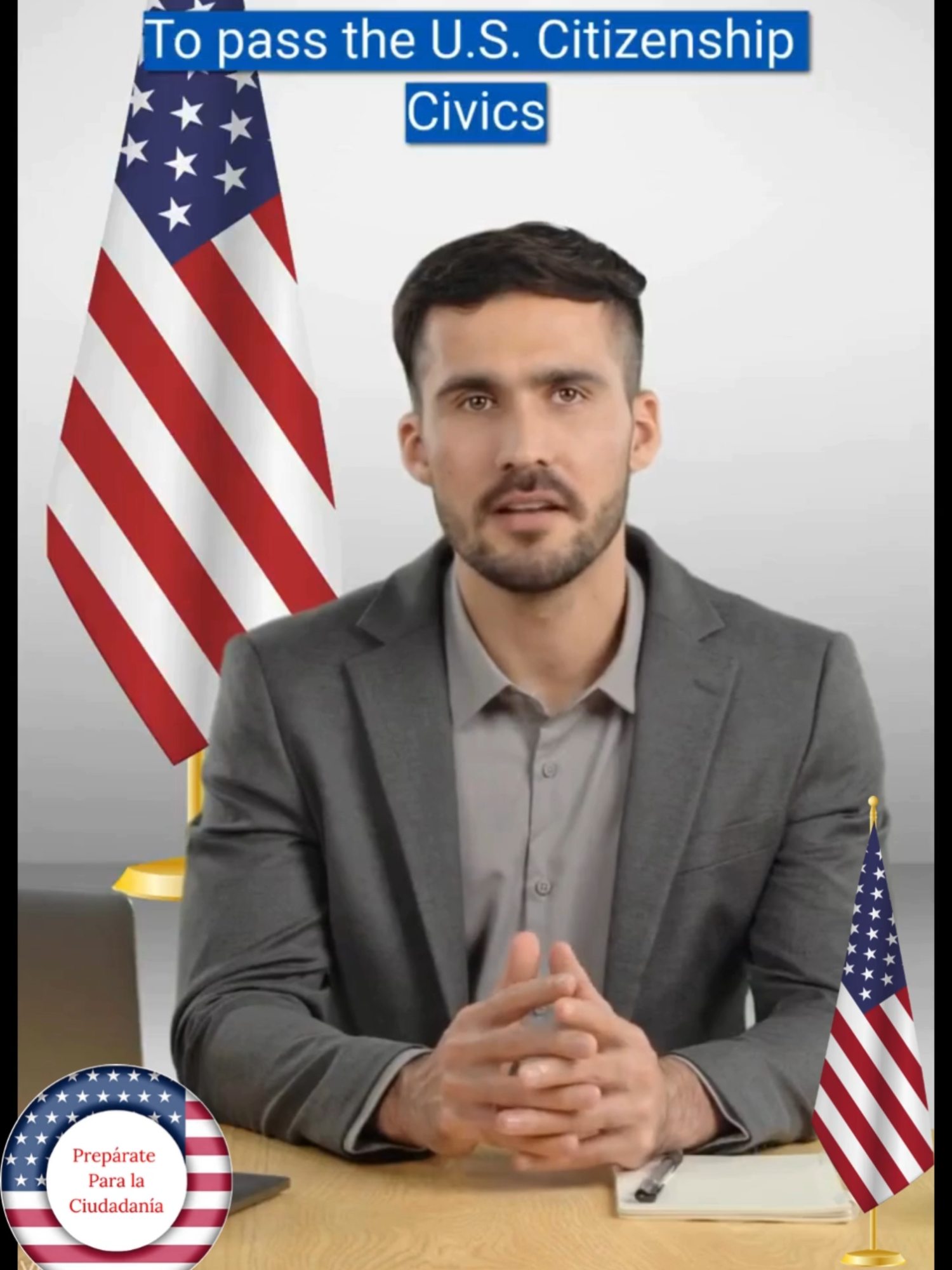 Simulación Examen Cívico #ciudadaniaamericana🇺🇸 #entrevistaciudadania #examenciudadania #ciudadania #100civicsquestions #100preguntas #100preguntascivicas #entrevistadeciudadania #n400