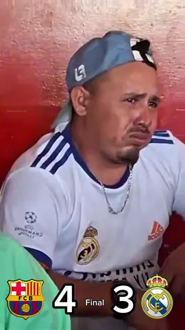 Quiere llorar 😭🤣 Visca barça💙❤️ #barcelona #realmadrid #ElClasico #barca #madrid 