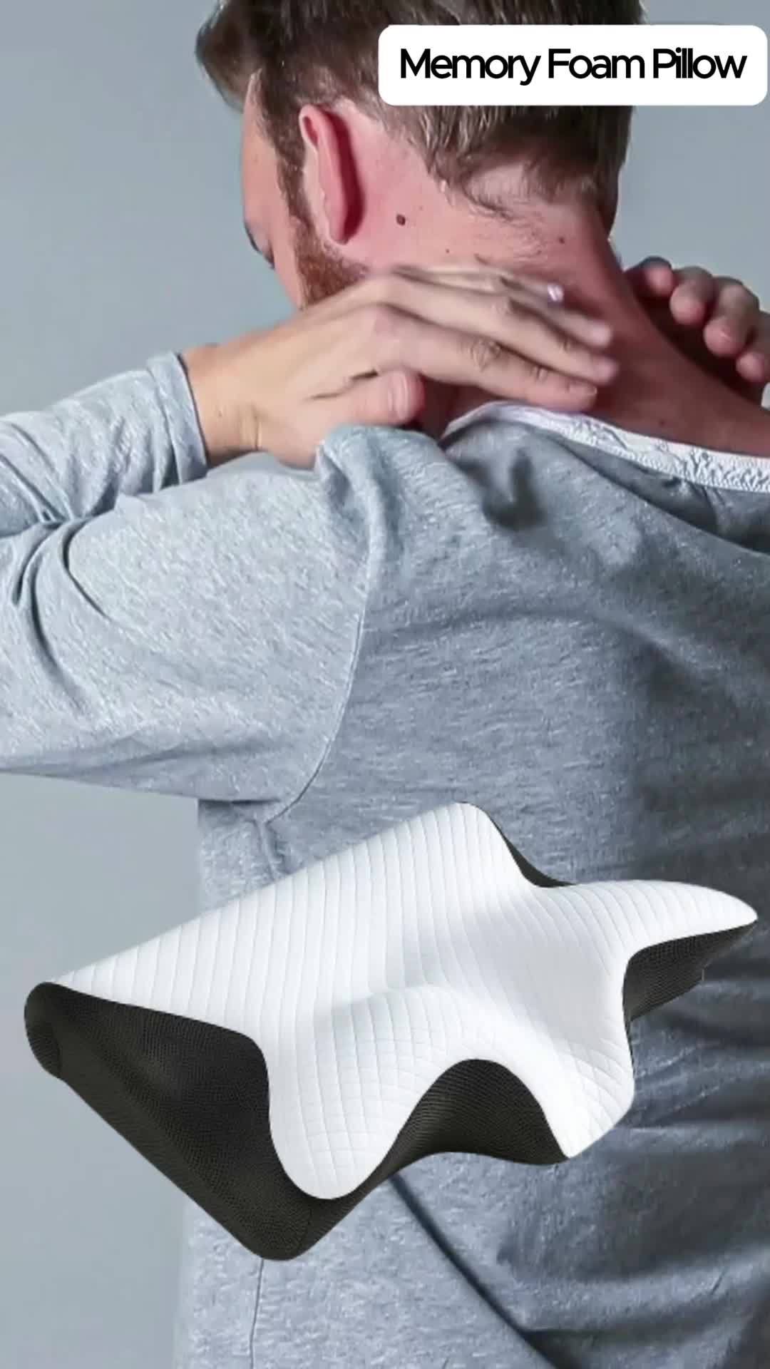 ✨ Say goodbye to neck pain with our Memory Foam Neck Pillow! 💤Ergonomic. Hypoallergenic. Washable.Perfect for back & side sleepers!#SleepBetter #NeckPainRelief #MemoryFoam #PillowGoals #TikTokMadeMeBuyIt #SleepHack #ErgonomicPillow #ComfortFirst #WellnessTikTok #NeckPainRelief