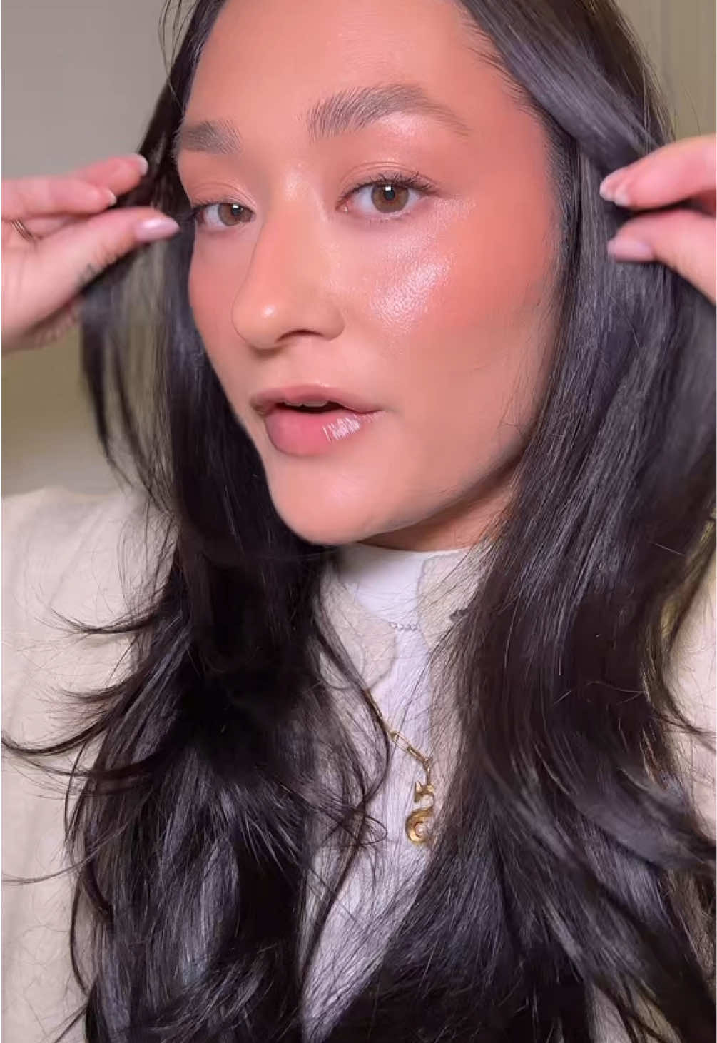 A rare yap // my first Mother’s Day 🥹🤍 love you guys sm All makeup deets: @Saie @LAWLESS Beauty @Tower 28 Beauty @maccosmetics @makeupbymario @rhode skin @Rare Beauty @Dae Hair 