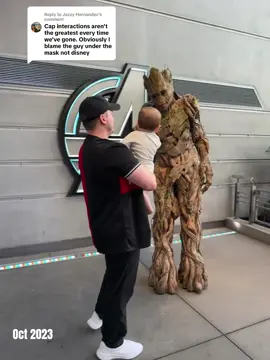 Replying to @Jazzy Hernandez One of my all time favorite interactions  #disney #disneyparks #marvel ##MomsofTikTok #marveltok #disneylandcalifornia #family #disneyland #groot #grootbaby #guardiansofthegalaxy #baby 