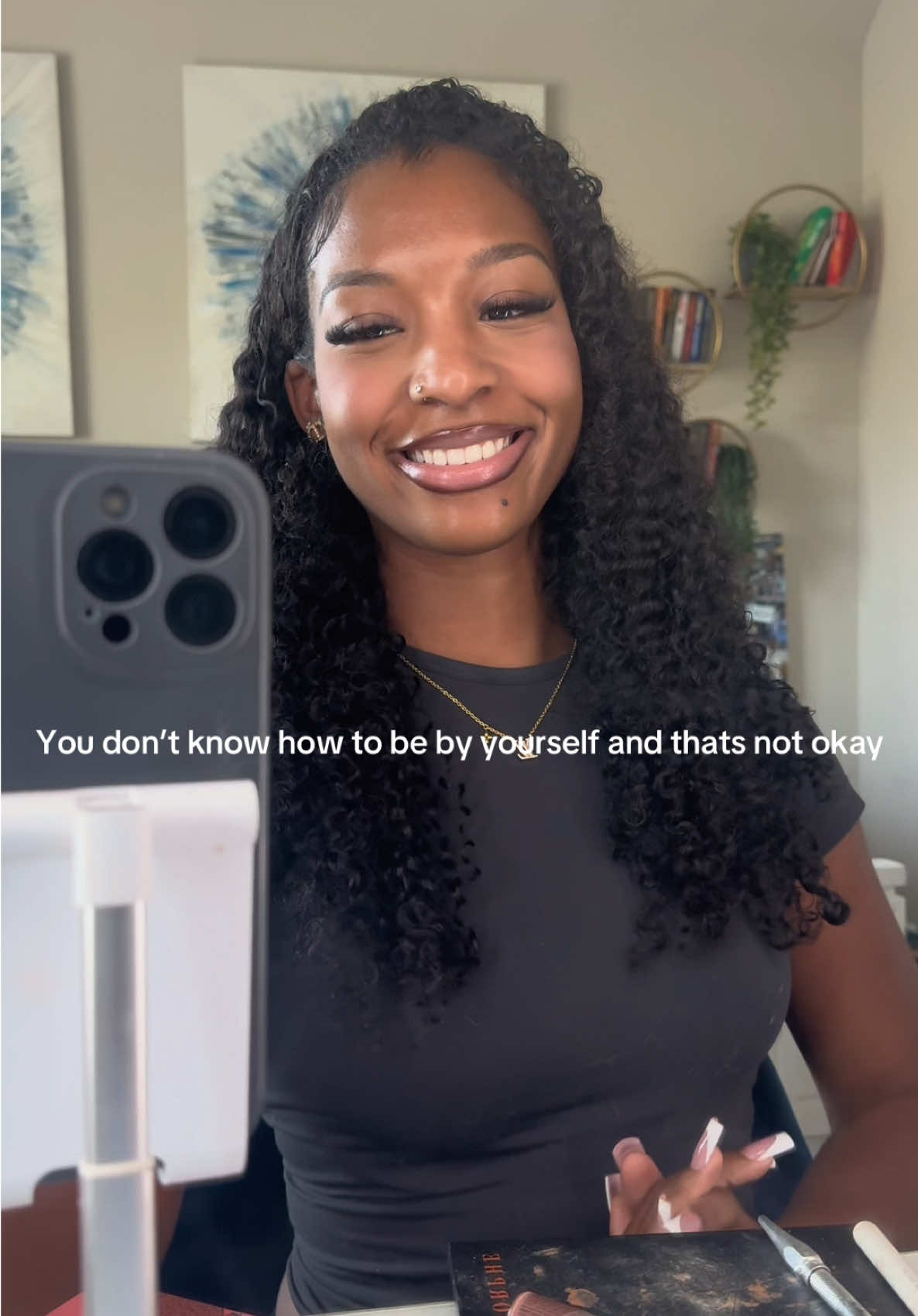 Don’t go about your life trying to convince everyone else what you can’t accept..❤️  #fyp #foryou #datingadvice #blackgirlmakeup #makeuptutorials #naturalmakeup #MakeupRoutine #jennabhee #houstoninfluencer 