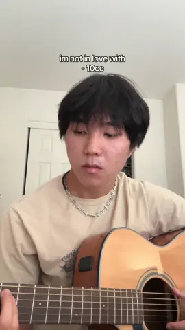 this is genuinely one of my favorite songs >> #imnotinlove  #10cc #guitar #cover 