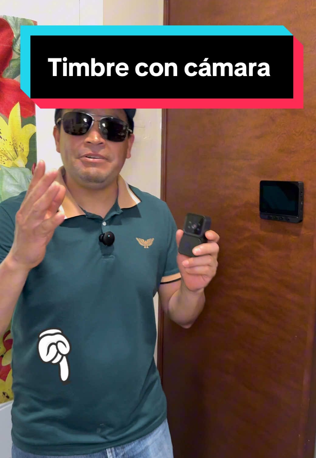 Timbre para casa con cámara #doorbell #securitycamera #timbreinteligente #seguridadparatiytufamilia #springtok #tiktokviral #happymothersday 