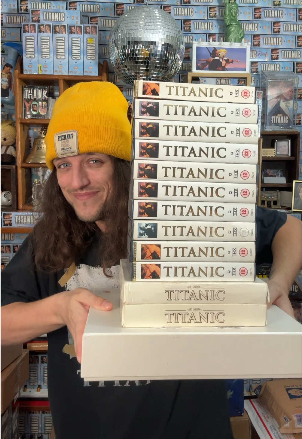 Replying to @Budgerigar Titanic collection from the United Kingdom #titanic #vhs