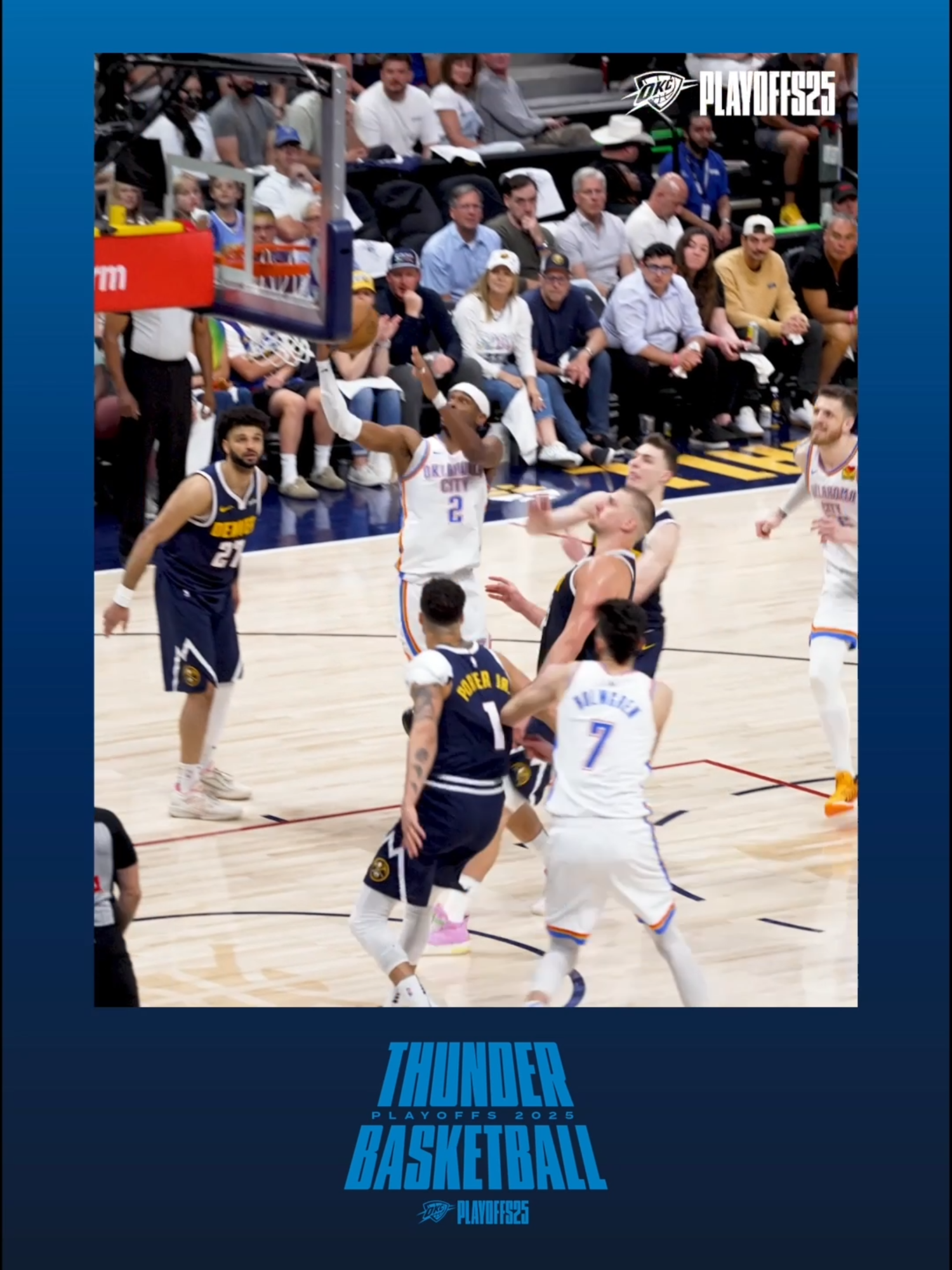 Relive moments from clutch time in the Game 4 win 🎥 🍿 #okcthunder #NBA