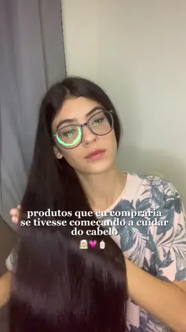 produtos para começar a cuidar do cabelo 🛍️💆🏻‍♀️  #cuidadoscomocabelo #cabeloslongos #cabelo 
