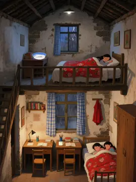 You can practically smell this video: pine logs + cinnamon + winter air 🪵☕❄️. #relaxation #cozybedroom #cozycabin 