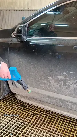 Spray foam car washing
