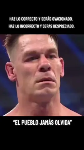 HAZ SIEMPRE LO CORRECTO, EL PUEBLO JAMÁS OLVIDA (JOHN EMOTIONAL BACKLASH) - PURA MOTIVACIÓN #johncena #johncenaemotional #WWE #wwefan #backlash2025 #chile #chile🇨🇱 #fyp #foryou #parati #viralvideo #viral 