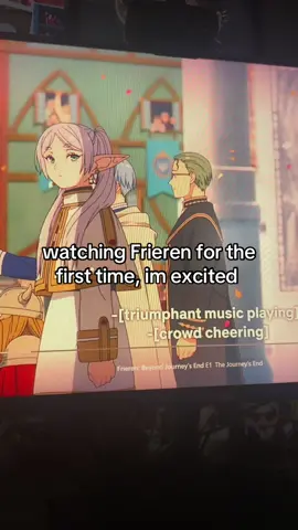 i heard it was peak #frieren #anime 