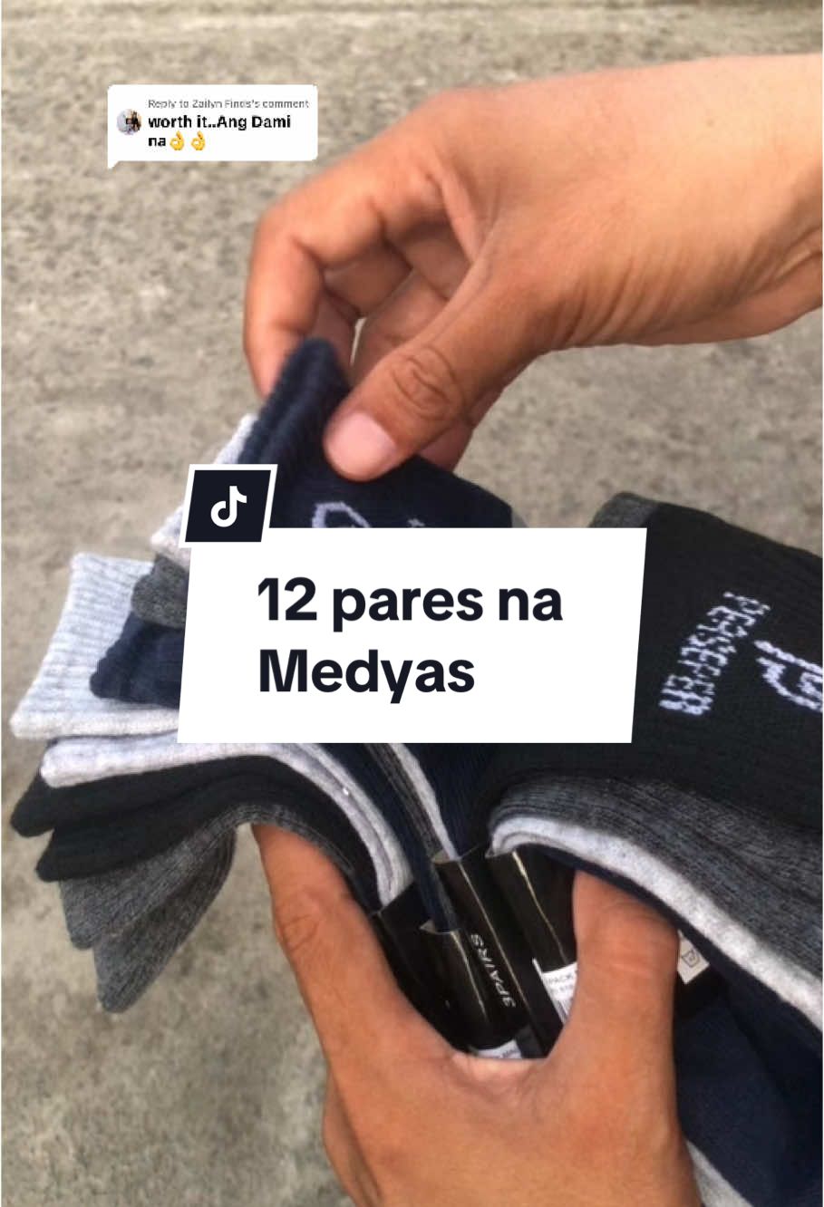 Replying to @Zailyn Finds huwag ka ng magtiis sa mga lumang medyas palitan na natin yan! #12pairsofsocks #medyas #socks 