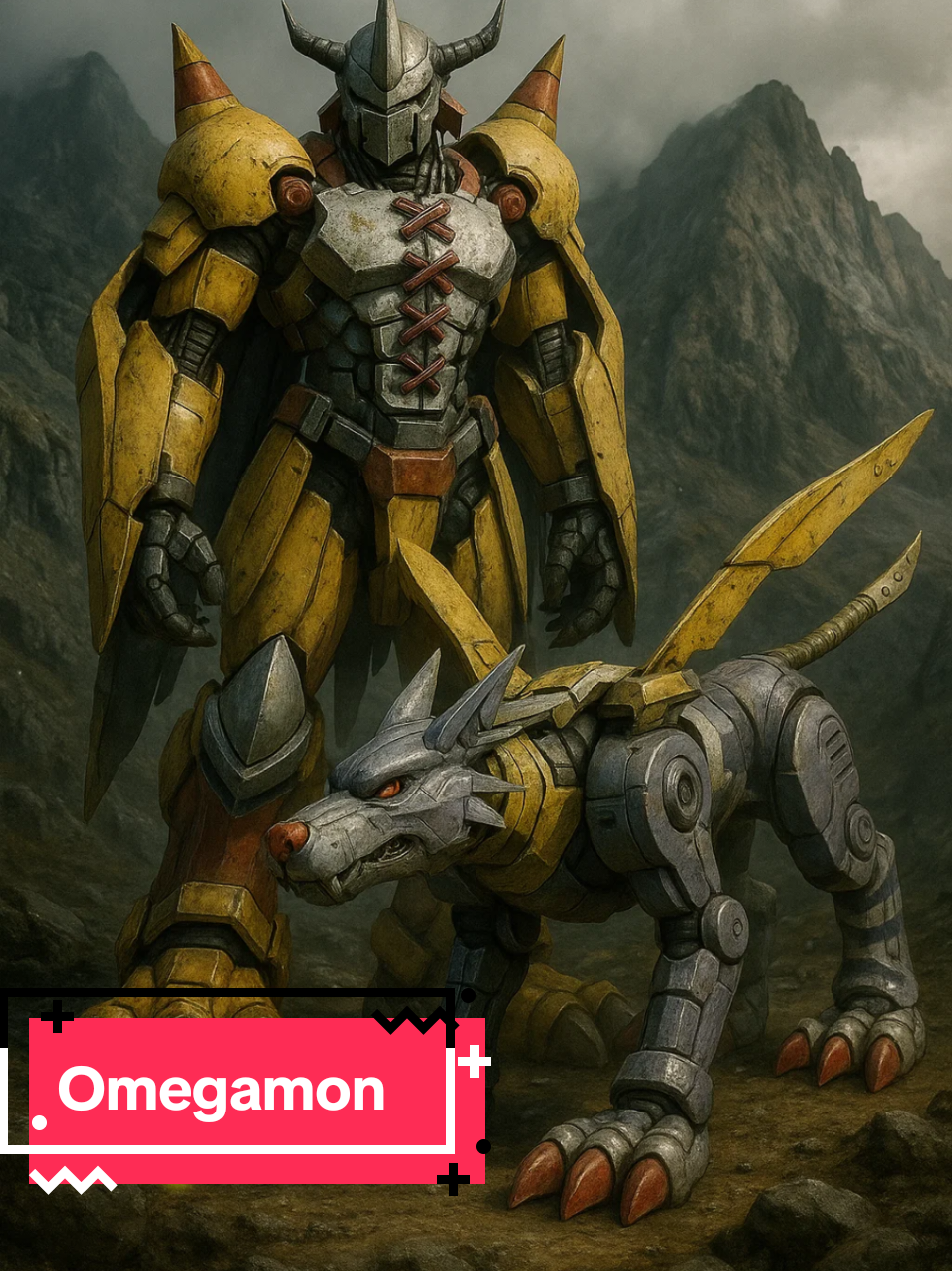 Wargreymon+ Metalgarurumon Omegamon. #digimon #creatorsearchinsights #tiktokviral #tik_tok #omegamon #wargreymon #metalgarurumon #evolution 