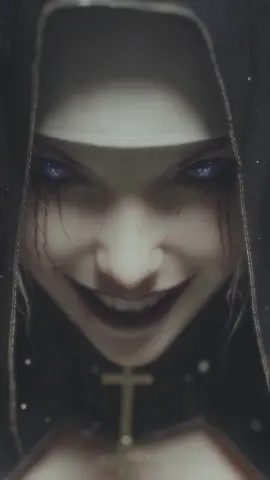 “Say your prayers. She’s already answered them.” #UnholyNun #DemonicBeauty #PossessedSmile #CursedAesthetic   #EvilNeverLookedBetter #DarkTok #SinisterChic #FYPシ #horroredit 