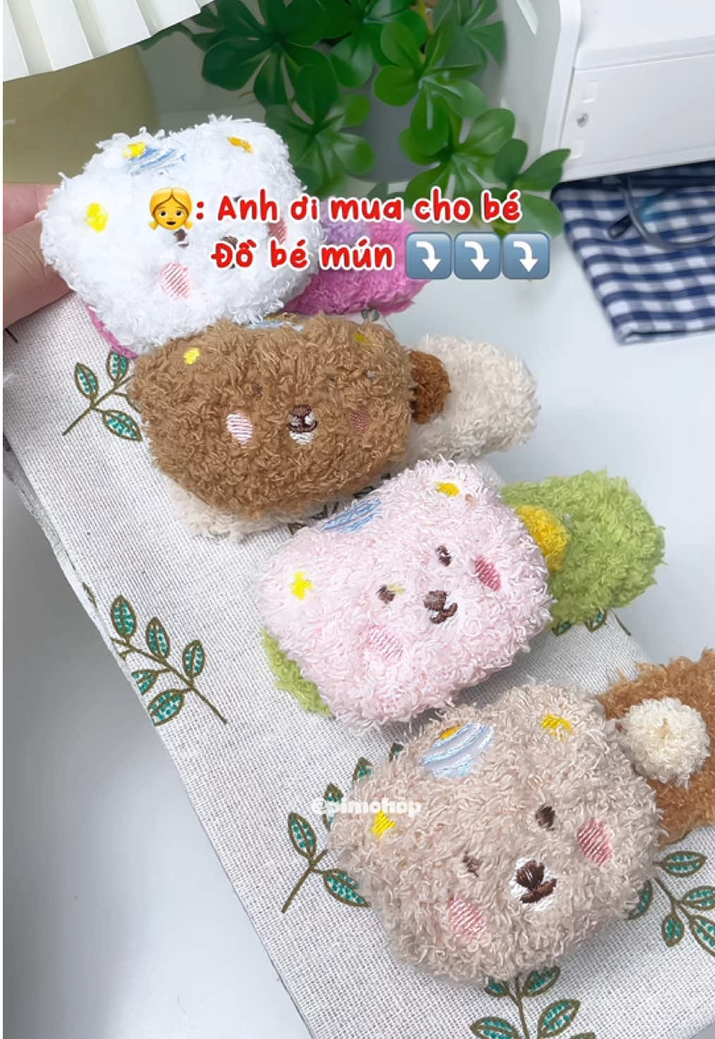 Kẹp tóc siu cute luôn á #pimohop #unboxing #keptoc #keptocgau #keptoccute #xuhuong #viral 