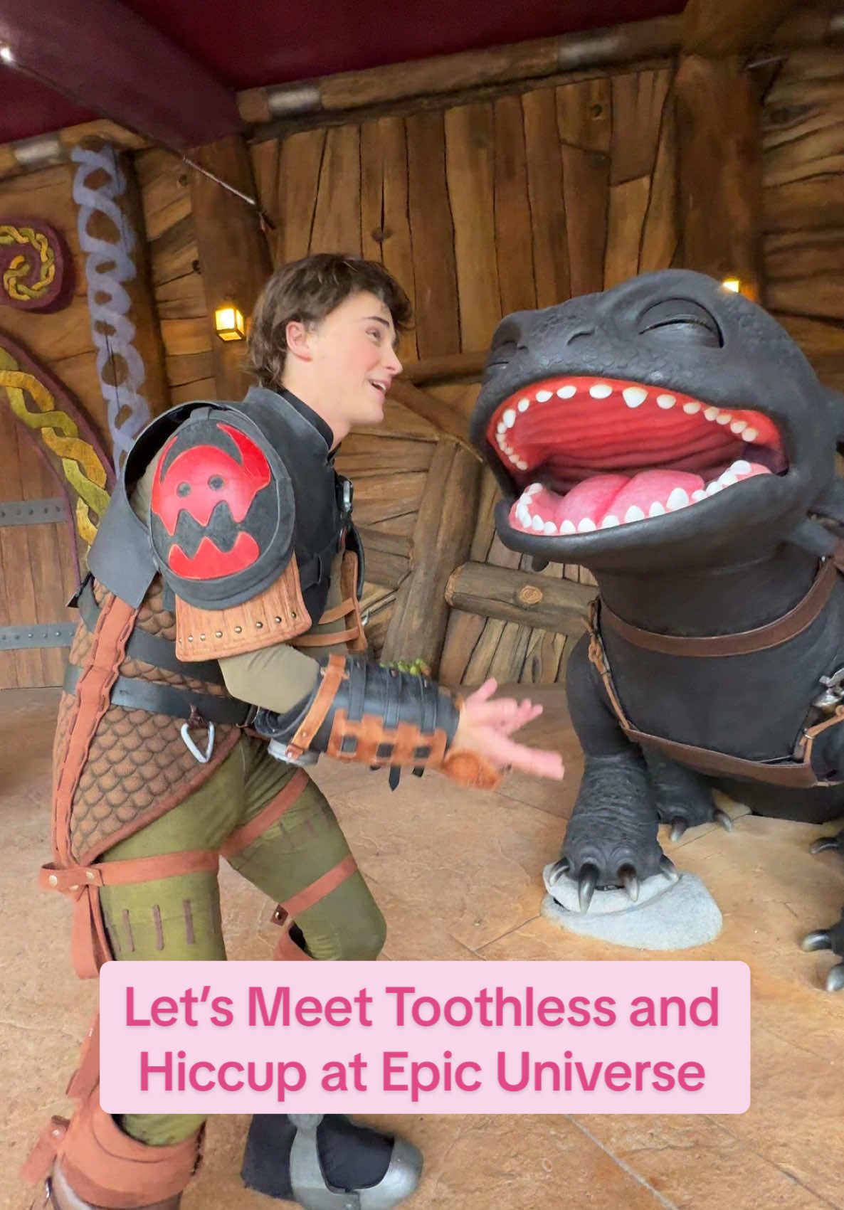 Getting to meet Toothless and Hiccup at Epic Universe was really the highlight of my day!! 🐉 #hosted #epicuniverse #toothlessthedragon #toothless #epicuniverse2025 #epicuniverseorlando #howtotrainyourdragon #isleofberk #hiccupandtoothless #httyd #universalorlando #universalorlandoresort @Universal Destinations  