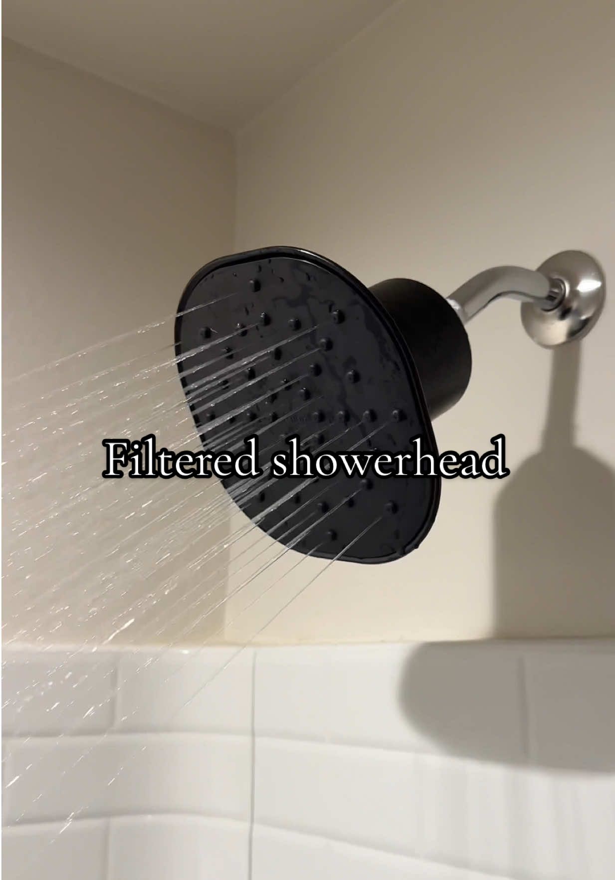 This filteed showerhead saved my skin and hair #filteredshowerhead #showerhead #shower #bathroom #tiktokmemorialday 