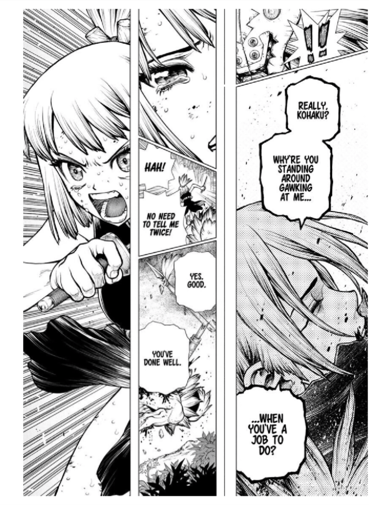 I'm not ready for this arc to get animated yet. This really had me sobbing while editing ༎ຶ⁠‿⁠༎ຶ #drstone #drstoneanime #senku #kohaku #suika #tsukasa #asagirigen #manga #drstonemanga #fyp 