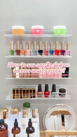 📚✨ Transform Your Space with Acrylic Floating Shelves! ✨ #homeorganization  #modernliving #spacesavinghacks 