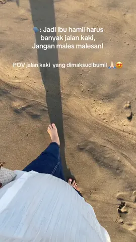 Semangat bgt jalan kakinya kalo pemandangannya beginiii 🌊😍 #fyp #fypage #fyppppppppppppppppppppppp #bumilhappy #bumil 