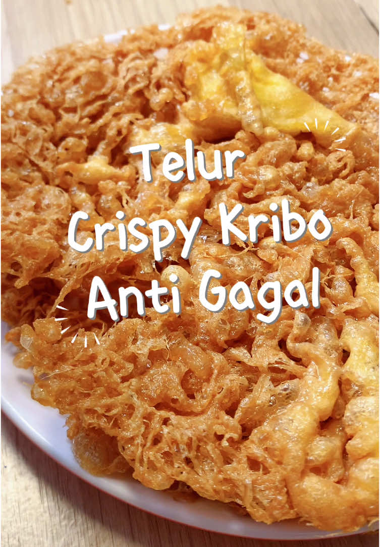 Resep rahasia telur crispy kribo anti gagal ternyata segampang ini.. Bikin gak loo 😎 #telurkrispi #telurkribo #telurdadar #reseptelurdadar #reseprahasia 