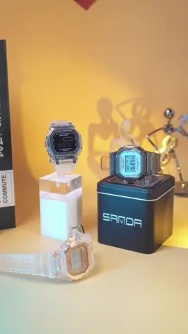 SANDA G-style นาฬิกาอิเล็กทรอนิกส์แนวสปอร์ตทันสมัย #sandawatch #TikTokกินเที่ยว #watchformen #fyp #tiktokmademebuyit #watch #คนไทยรู้ทัน #waterproofwatch 
