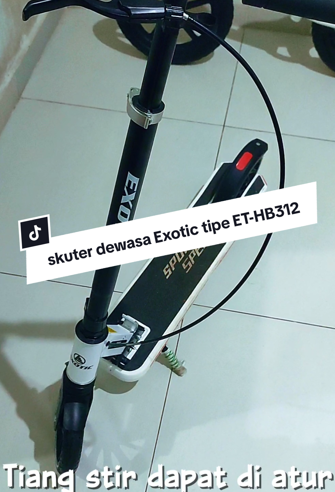 skuter dewasa merek Exotic tipe ET-HB312