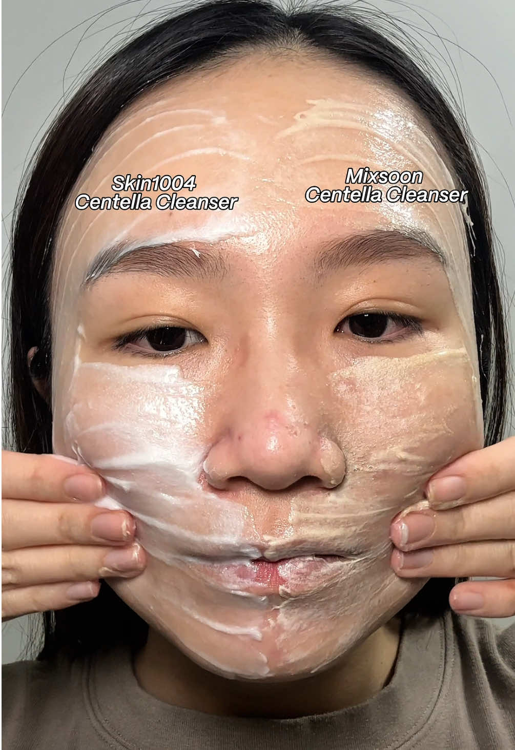 Skin1004 Centella Cleanser Vs Mixsoon Centella Cleanser #skincaretips #skincare #cleanser #testingproducts #skincareviral #SkinCare101 