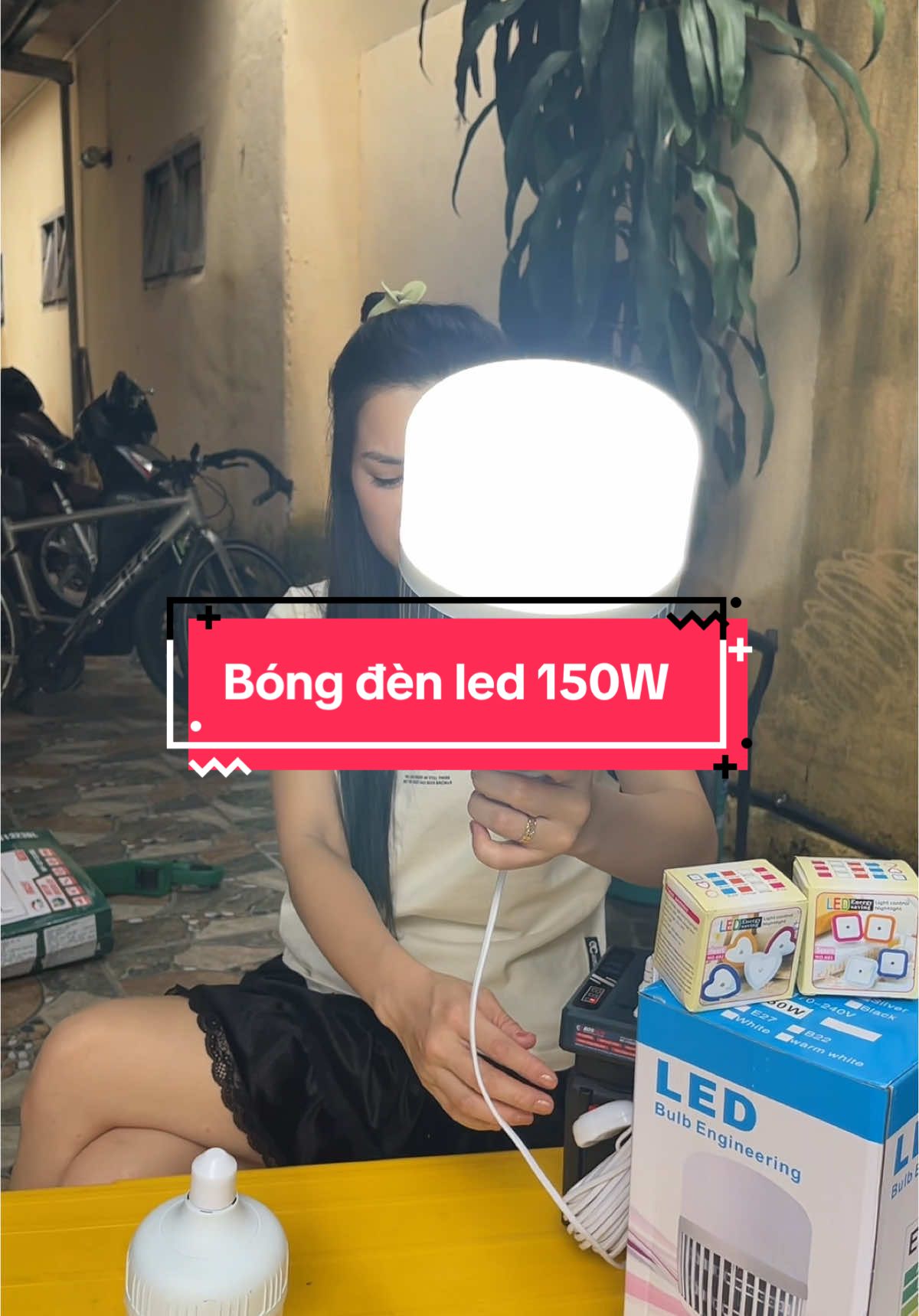 Bóng đèn led siêu sáng 150W #thanhmai92 #bongdenled #bongdenled150wsieusang 