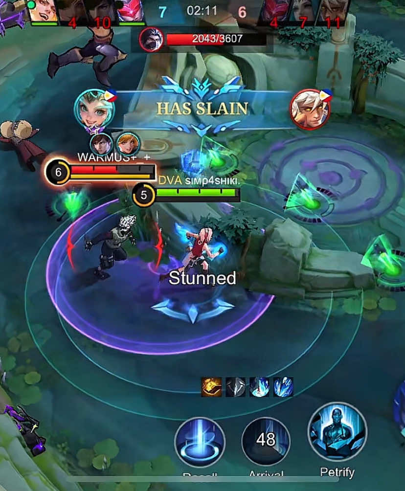 Sakura  damage build🔥 #MLBBKalea #MLBB #MobileLegends #shikiwillriseagain #MLBBxNARUTO #mlbbphbo 