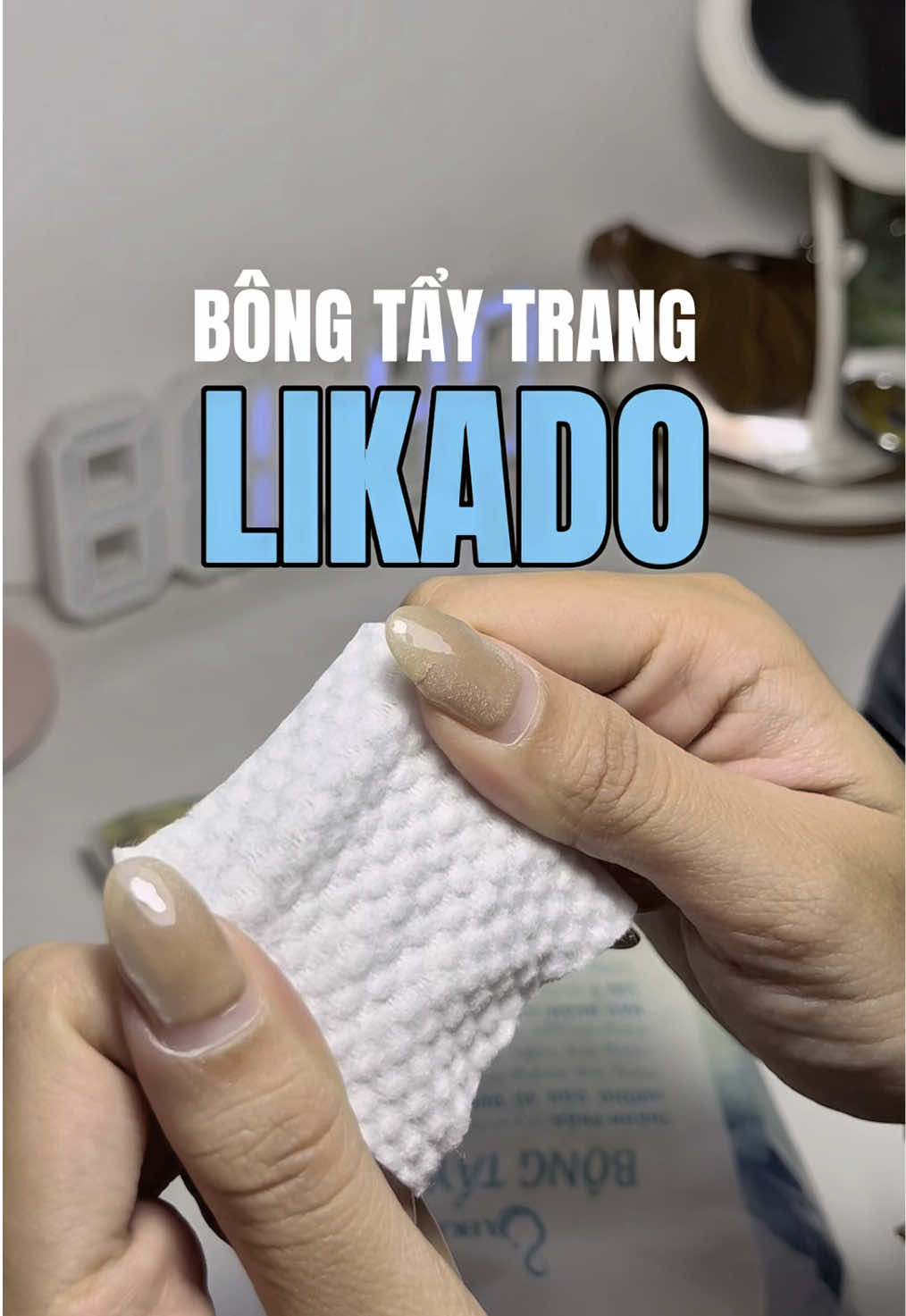 Tui mới chuyển qua xai bông tẩy trang này nè các mom #bongtaytrangdaptoner #bongtaytrangsieumong #likado #chummanhthichdomoi #lamdep #xuhuong #fypシ゚ 