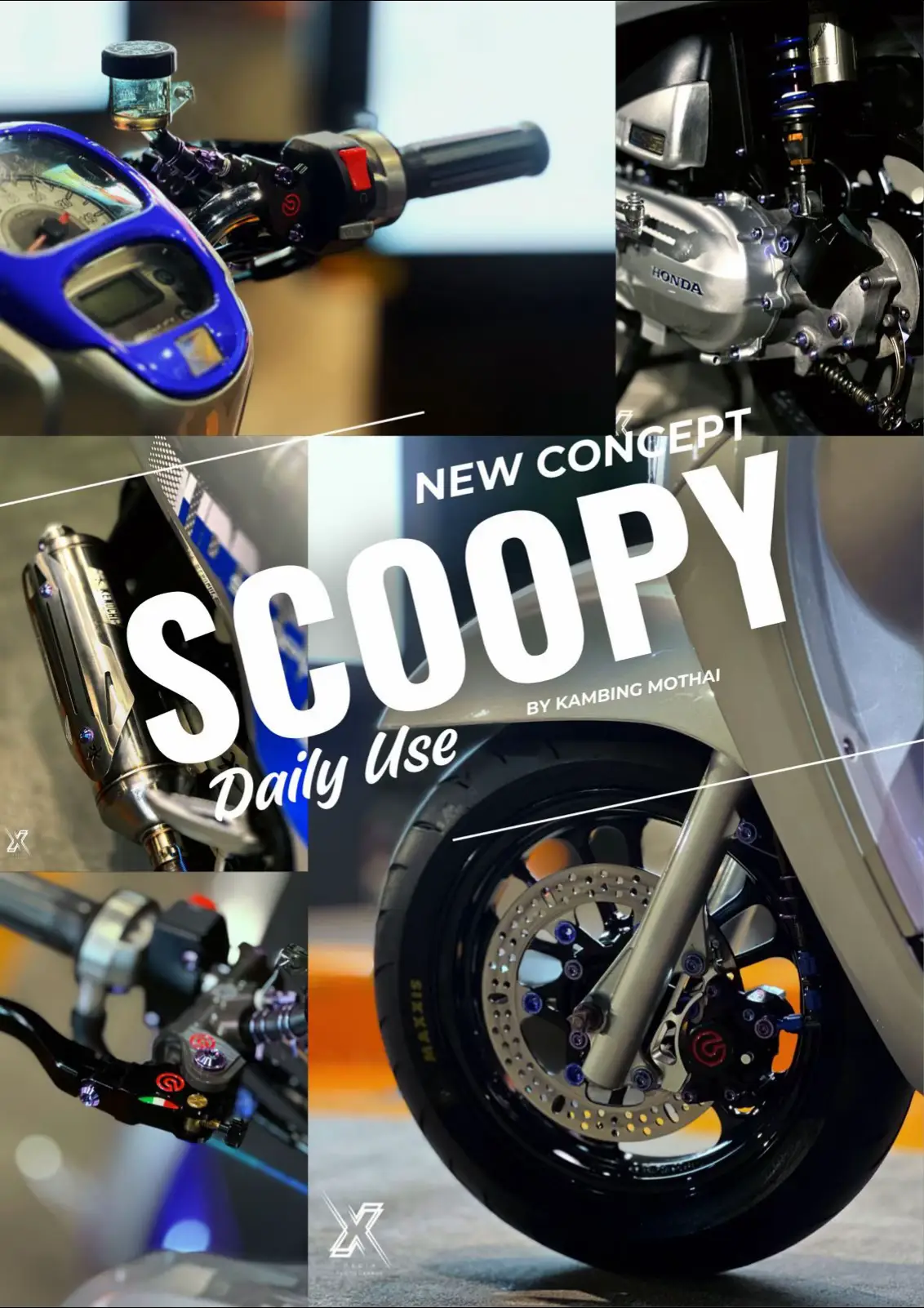 sedikit detail . SCOOPY-i URBAN ( DAILYUSE ) ❣️ #scoopymodifikasi  @𝕄𝔸𝕊.𝔼ℤ𝔸 @kambing garage @SCT JELAMBAR_Jakarta barat 