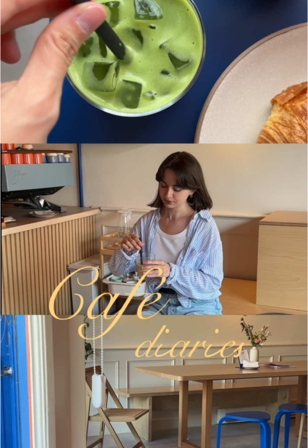 cafés are my comfort zone 💙✨ #dailyaesthetic #dailyvlogs #cafehopping #girlyvibes #pinterestaesthetic #softaesthetic #thatgirlaesthetic 