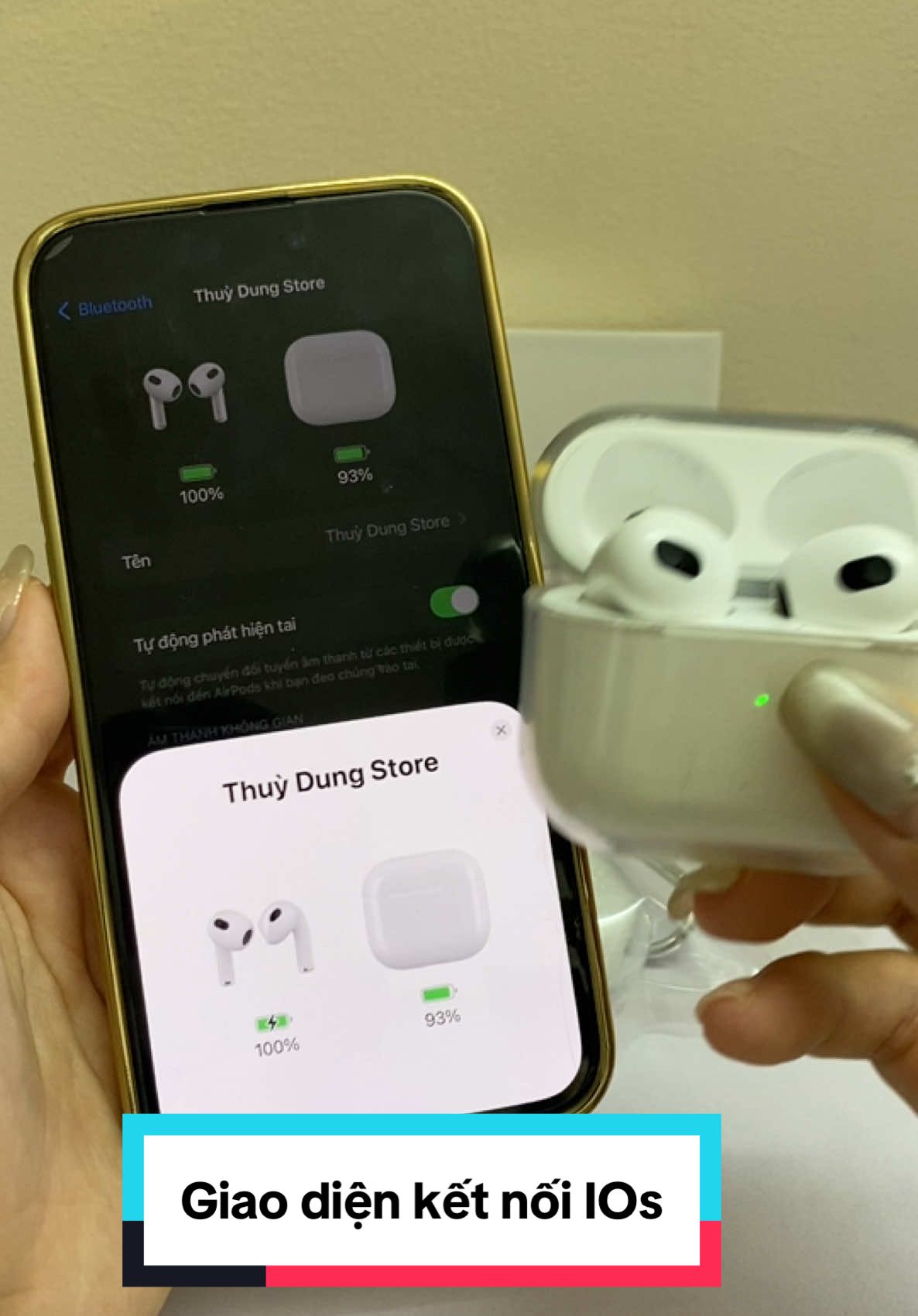 Show kết nối Ap3 với Ios #tainghebluetooth #tainghe #xuhuong #ap3 