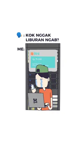 kesenjangan sosial antar karyawan 😭 #itsupport #worklife #programmer 