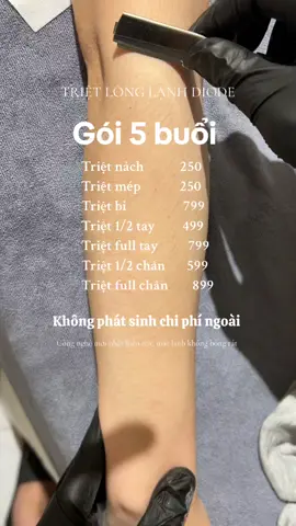 Gói 5 buổi cho các nàng nha #mayspa #triệt_lông_lạnh_hà_nôi #triệt_lông_lạnh_có_phòng_riêng #triệt_lông_nách #triệt_lông_tay #triệt_lông_chân 