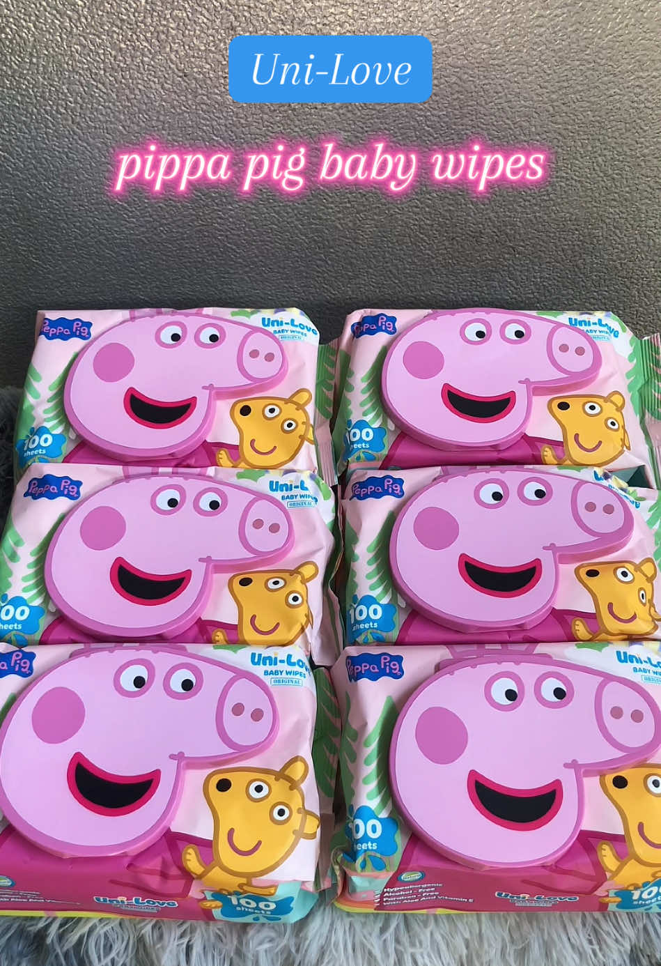 Unilove pippa pig baby wipes 💙🦋✨ @Unilove PH Official #peppapigwipes #unilovepeppapigwipes 
