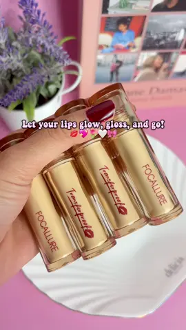 Shade favorite kamu yang mana?😆💋 #lipglaze #lipstain #glossy #transferproof #focallure #focallurebeauty 