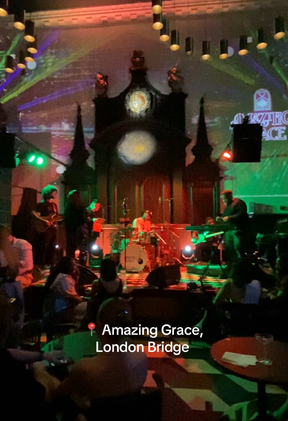 If you’re looking for a unique spot in #London, @KG Hospitality Amazing Grace is the one 😮‍💨 This live music bar and restaurant is set in a stunning Grade II listed 19th-century church in London Bridge.  Music is worshipped here every sense — celebrating the harmony of live performance, delicious food, and unforgettable nights.  With some of the best live acts in London, Amazing Grace is a true sanctuary for music lovers. Whether you’re after a dinner date or a lively evening of cocktails and dancing, this is the perfect spot. 📍Amazing Grace, London Bridge  #thingstodoinlondon #londonlife #FoodTok #uniquethingstodo #londonrestaurants #livemusic #londonbars 