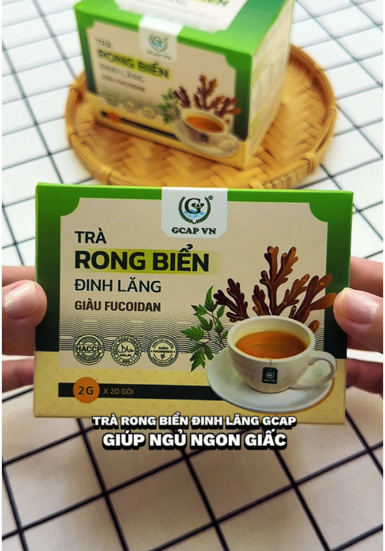 Trà rong biển đinh lăng GCAP giúp ngủ ngon giấc #thuongntb #tiemthuong #review #reviewanngon #reviewfood #ancungtiktok #mukbang #thuhaifreeship #muataitiktokshop #gcap #gcapvn #Trarongbien #trarongbiengcap #trarongbiendinhlang #giacngungon #baonao #loisua #fucoidan  @Tiệm Thương  @Tiệm Thương  @Tiệm Thương 
