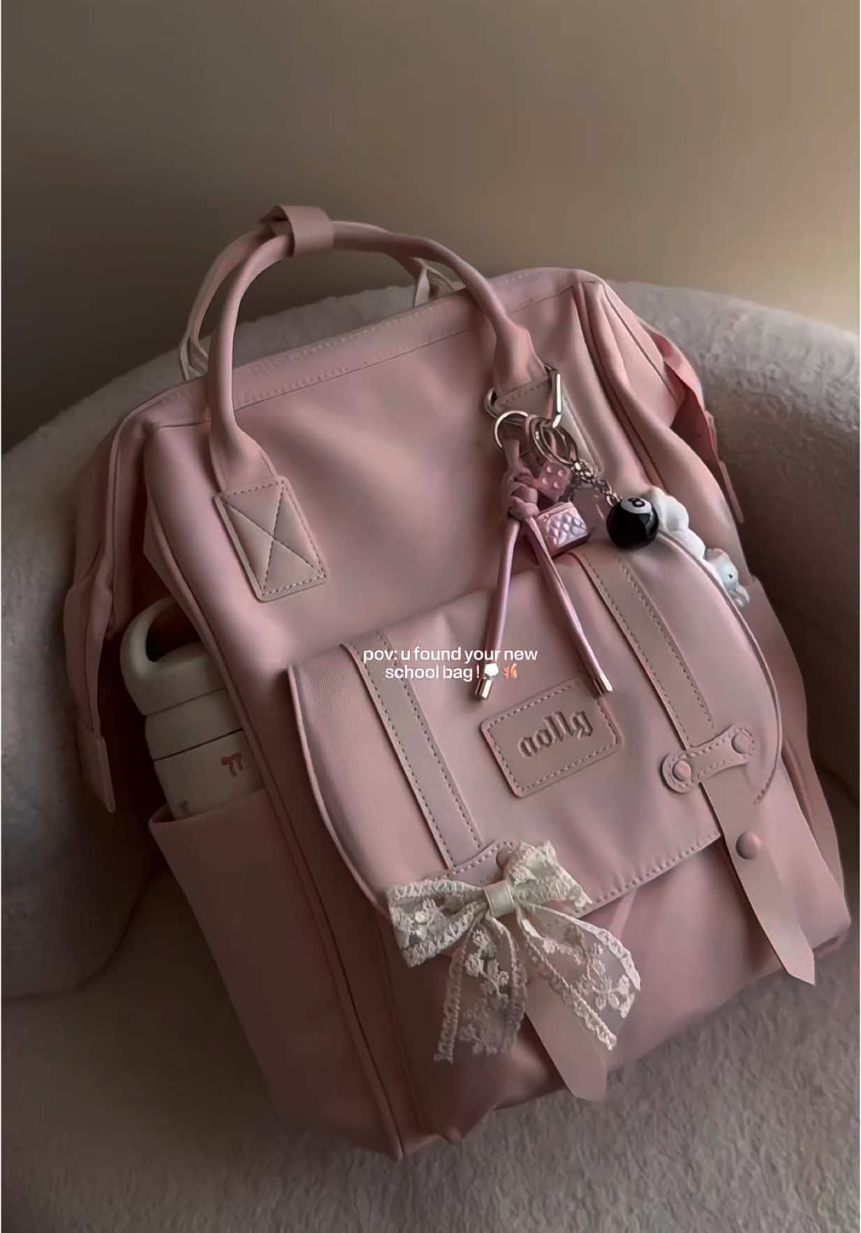 Replying to @jynhyll large capacity school backpack 😩💫 #bag #schoolbag #bagforwomen #universitybag #backpack #pinkbag #schoolessentials #fyp #trending #viral 
