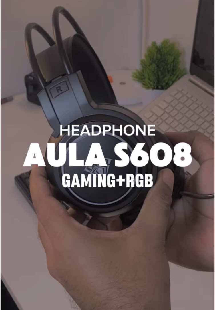 Headset Gaming Aula S608 punya suara yang detail bass nya oke dan udah build in mic , bukan cuma untuk live streaming game nih tapi udah bisa dipakai karaokean  #headsetgaming #headphone #aulaa608 #rgb #gamingheadphones #gamingheadset 