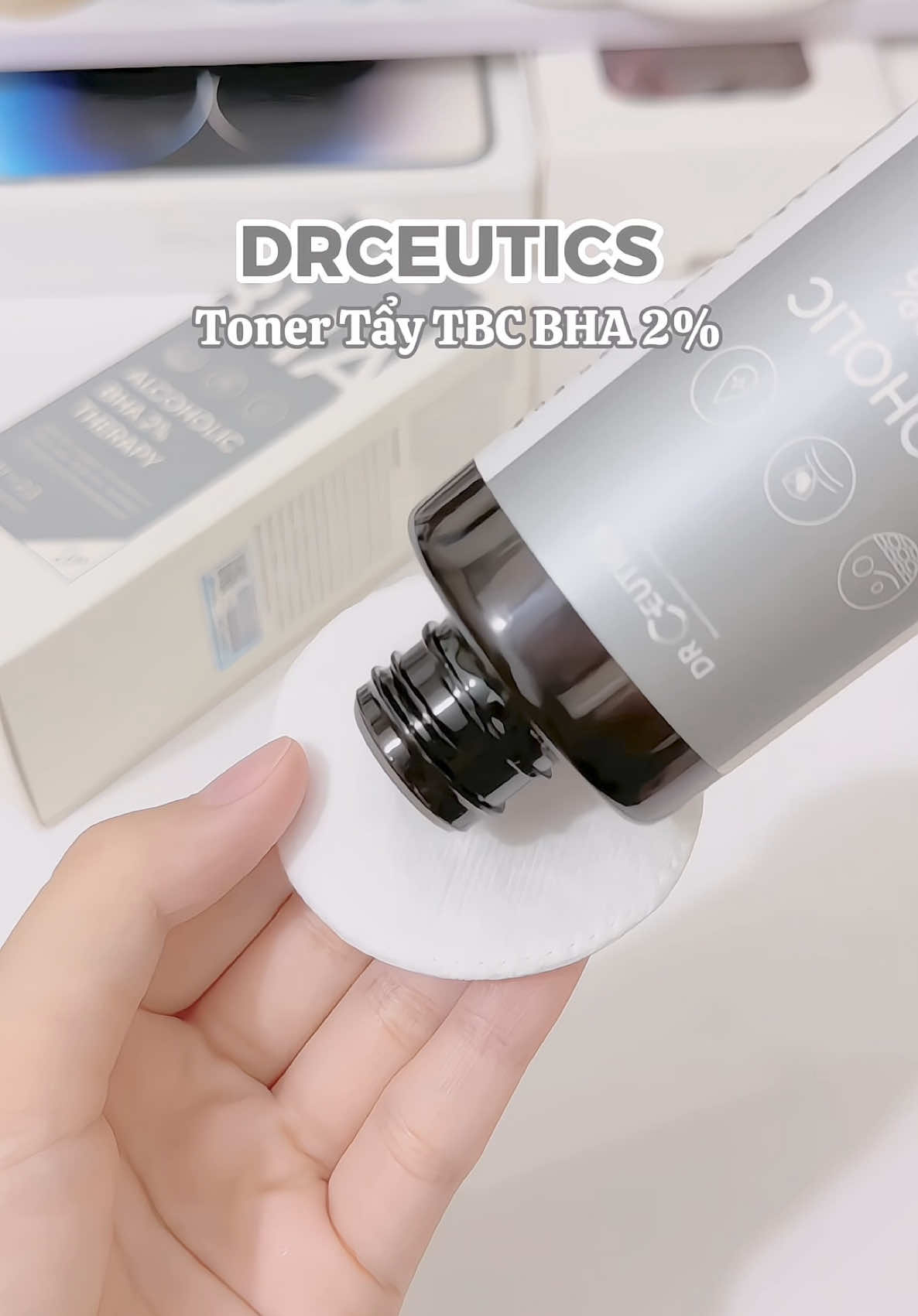 Toner tẩy tbc BHA 2% nhà Drceutics dùng êm lắm lun á 🧏🏻‍♀️✨ #drceutics #tonertaydachet #tonerbha #alcoholic #chamsocda #unbox #viralvideo #xh 