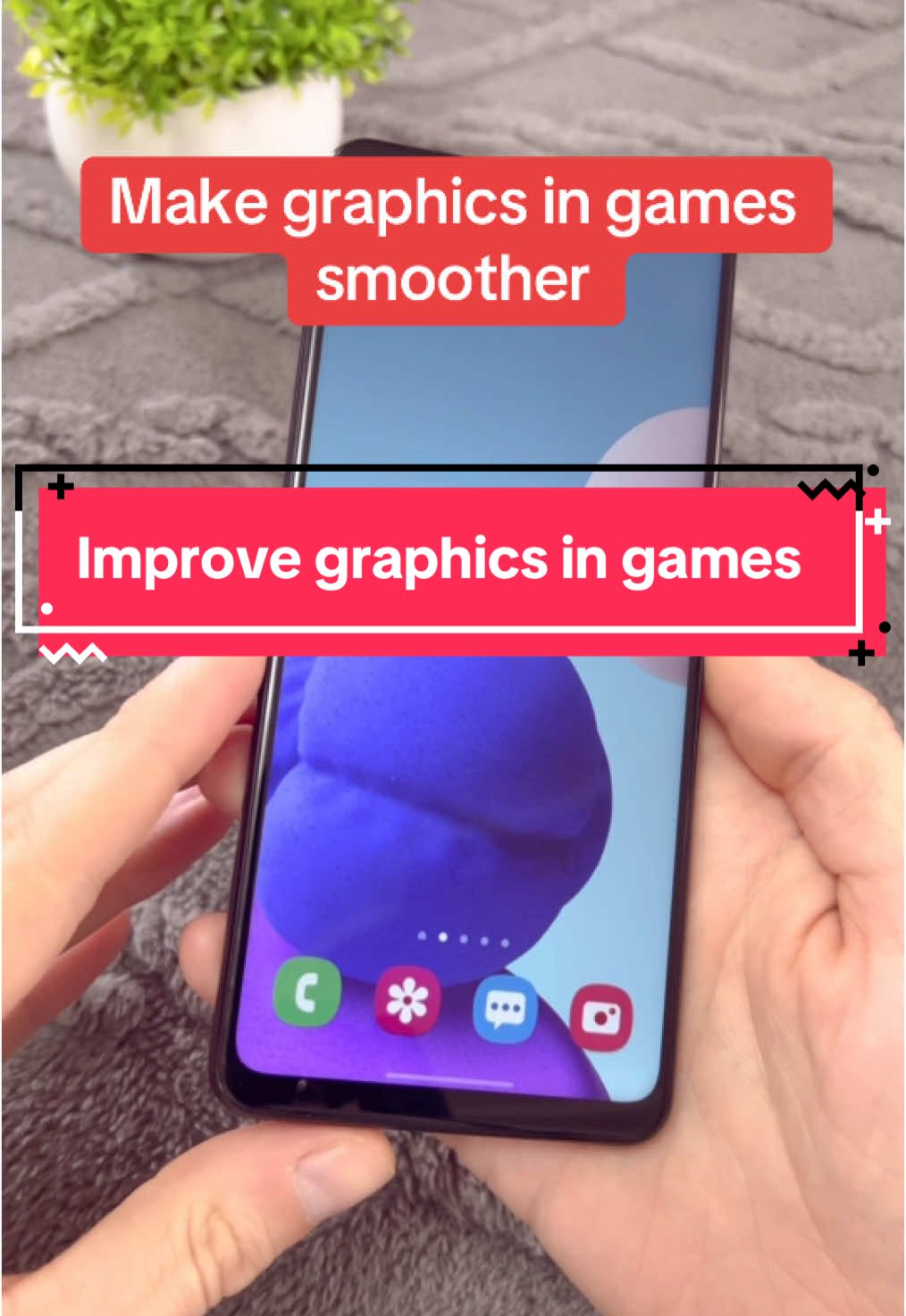 Make graphics in games smoother. #phone #settings #android 