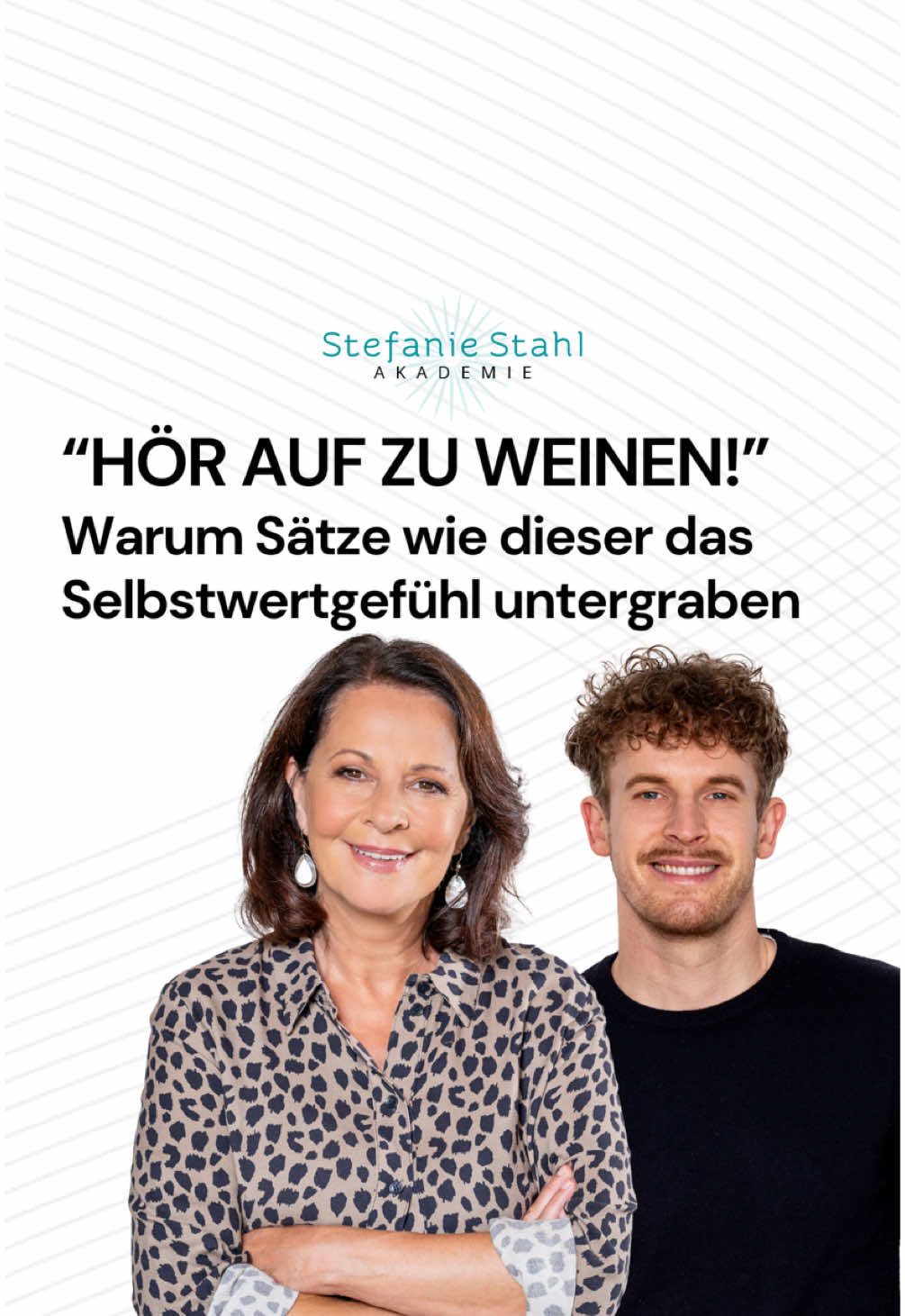 “Hör auf zu weinen!” klingt harmlos, aber trifft mitten ins Herz. 💔Denn Kinder lernen dabei nicht nur: “Meine Gefühle stören”. Sondern oft auch: “Ich bin falsch, wenn ich traurig bin”.  Wenn du wissen willst, wie du dein Kind emotional begleiten kannst - ohne deine Grenzen zu überschreiten: Unser Kurs “Kinder stärken, Selbstwert fördern” zeigt dir, wie das geht! 💖 Jetzt in der Stefanie Stahl Akademie starten und dein Kind stärken. Ich freue mich darauf, dich und deine Familie zu begleiten. ✨ #stefaniestahl #stefaniestahlakademie #familie #kinder #kinderbegleitung #erziehung #kommunikation #achtsamkeit #beziehung #beziehungen #liebe #eltern #selbstfindung #persönlichkeitsentwicklung #SelfCare #selbstfürsorge  @Lukas Klaschinski 