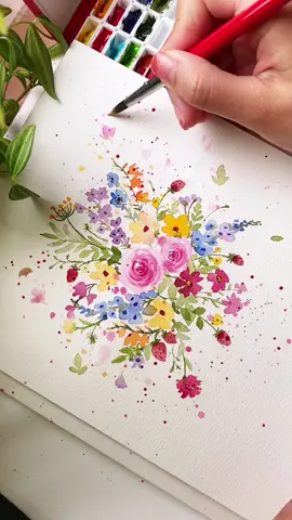 No cap 🎨 #trending #acrylicpainting #fyp #artvlog #cat #flowers 