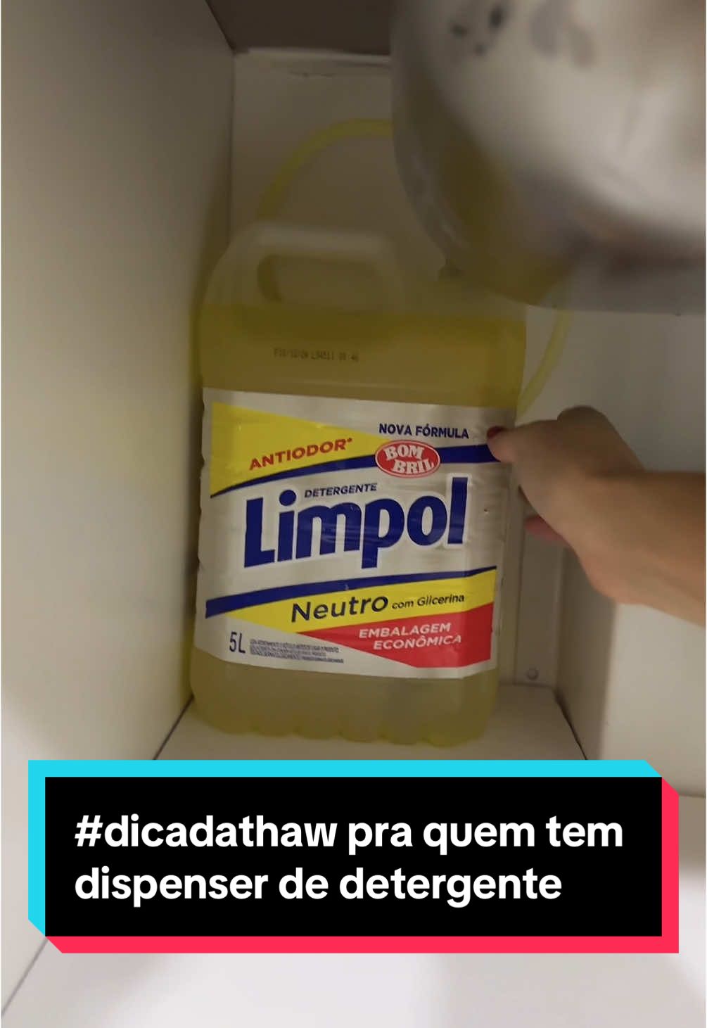 #dicadathaw pra quem tem dispenser de detergente não precisar ficar trocando toda hora! 😉