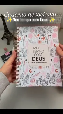 Caderno Devocional,meu tempo com Deus planner de estudo diário.            ID-BPF-FXQ-TAU
